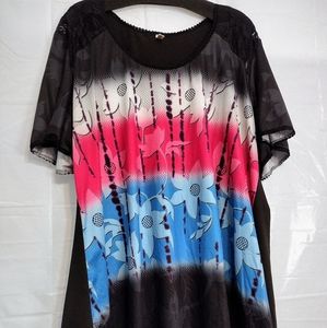 Plus Size ombre T-shirt